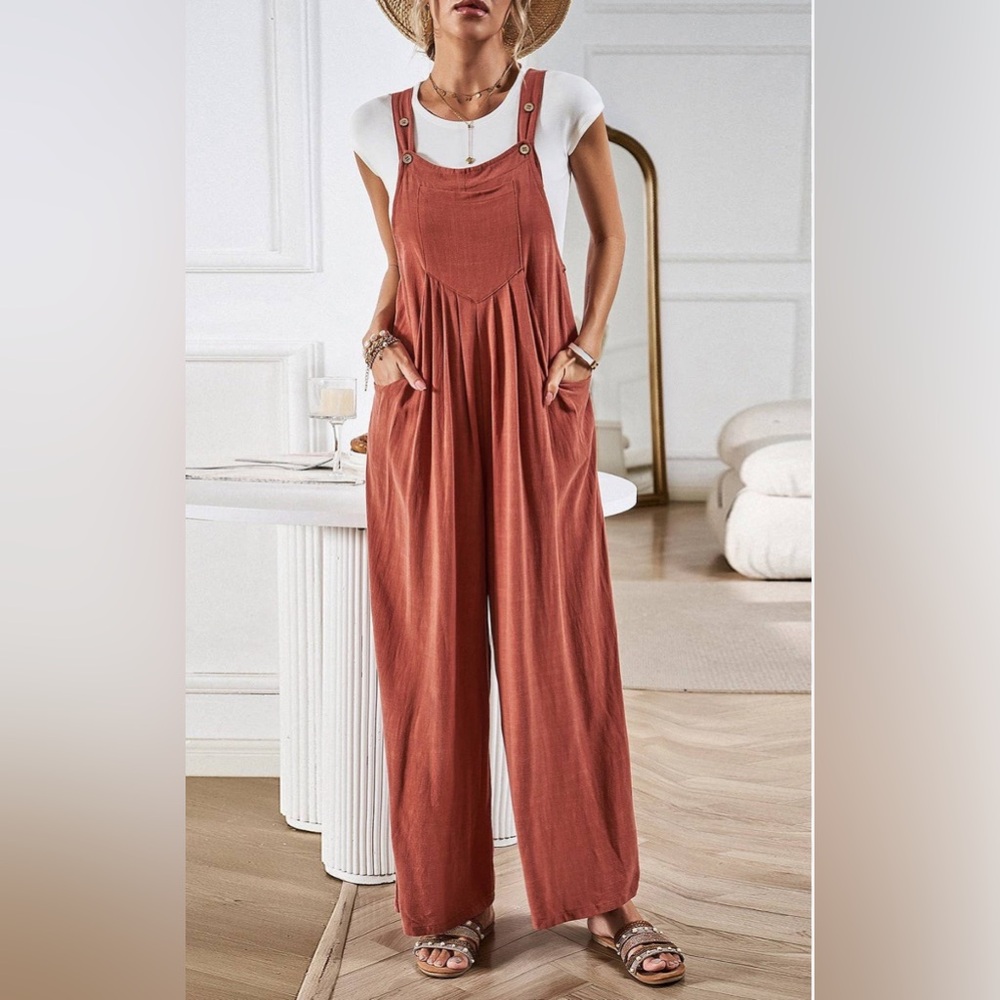 NATURAL LIFE Terracotta Jumpsuit
